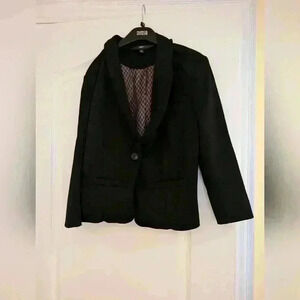 Mossimo black  work jacket size small